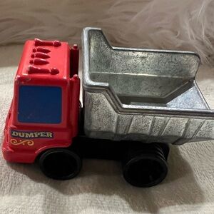 Vintage 1979 Mattel First Wheels Dumper Dump Truck Die-Cast‎ 1/64 13023149A1 Red